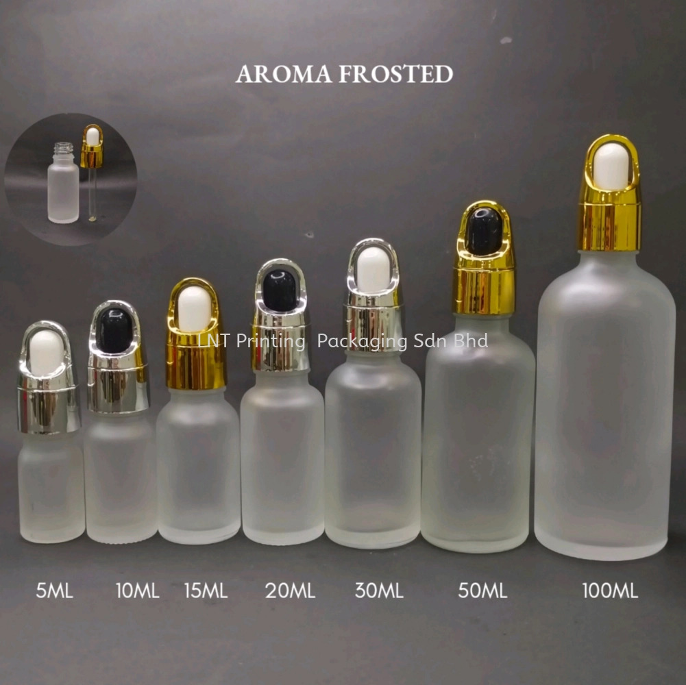 Aroma Frosted With Flower Ring Cap