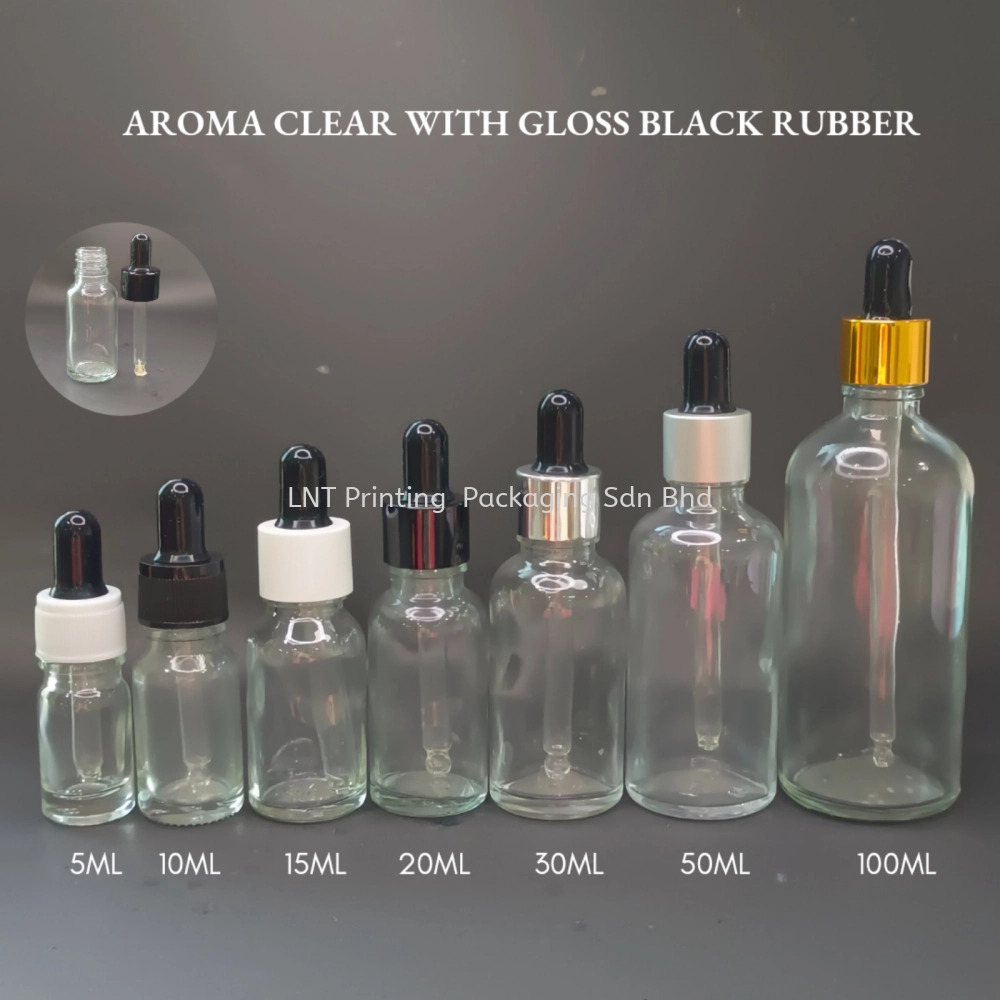 Aroma Clear With Gloss Black Rubber