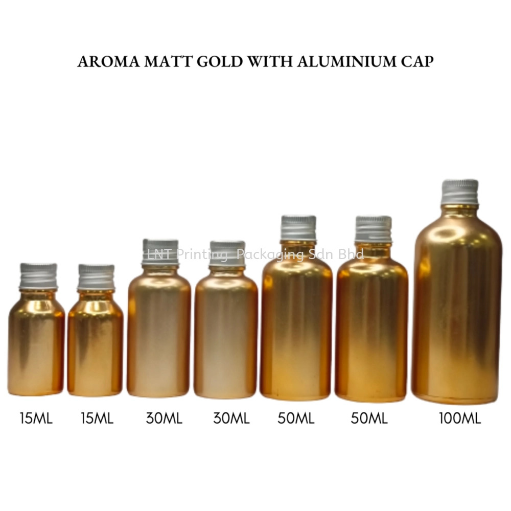 [Aroma Matt Gold] Aroma Matt Gold Bottle with Aluminium Cap