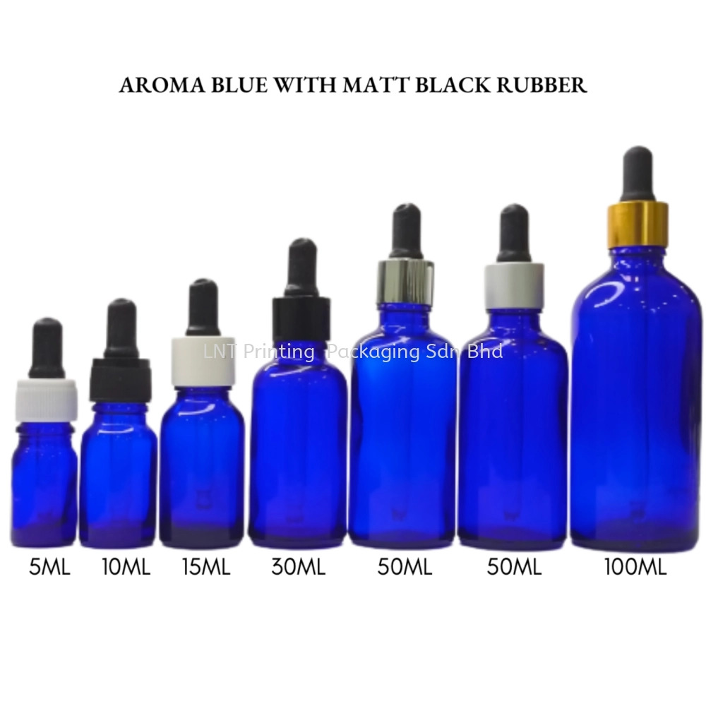 [Aroma Blue] Aroma Blue Bottle with Matt Black Rubber