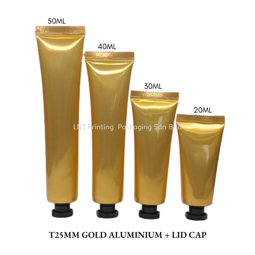 [T25MM Aluminium Soft tube] T25MM Gold Aluminium Soft Tube