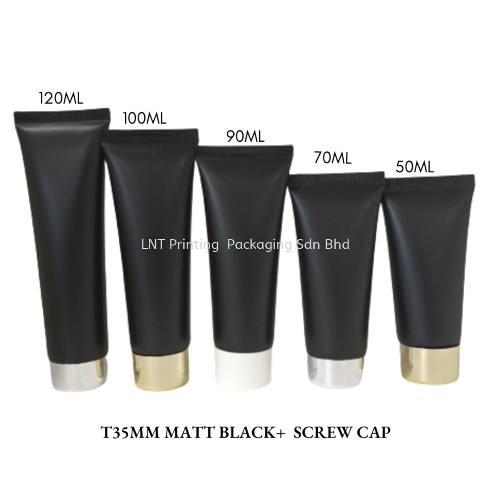 [T35MM Soft Tube] T35MM Matt Black with Screw Cap