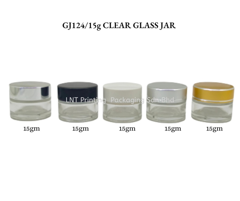 [Glass Jar] GJ124 15 BODY CLEAR