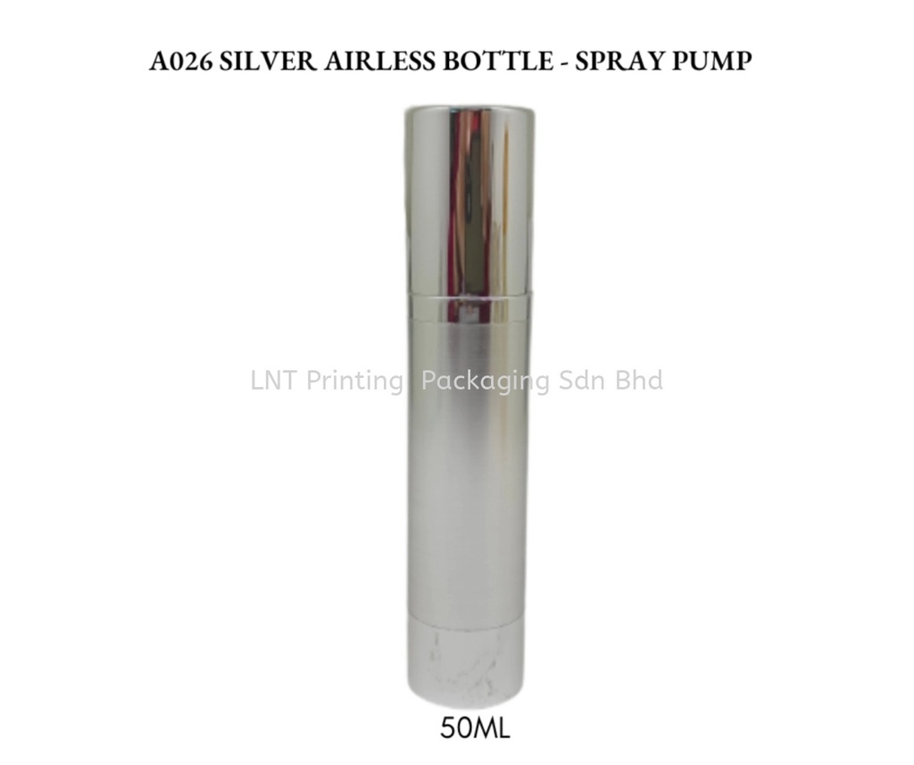 [Airless Bottle] A026 FULL SILVER SPRAY PUMP