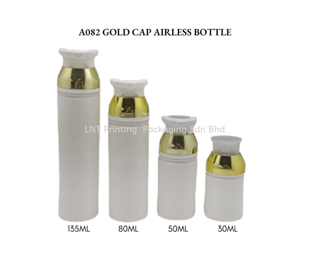 [Airless Bottle] A082 GOLD CAP AIRLESS BOTTLE