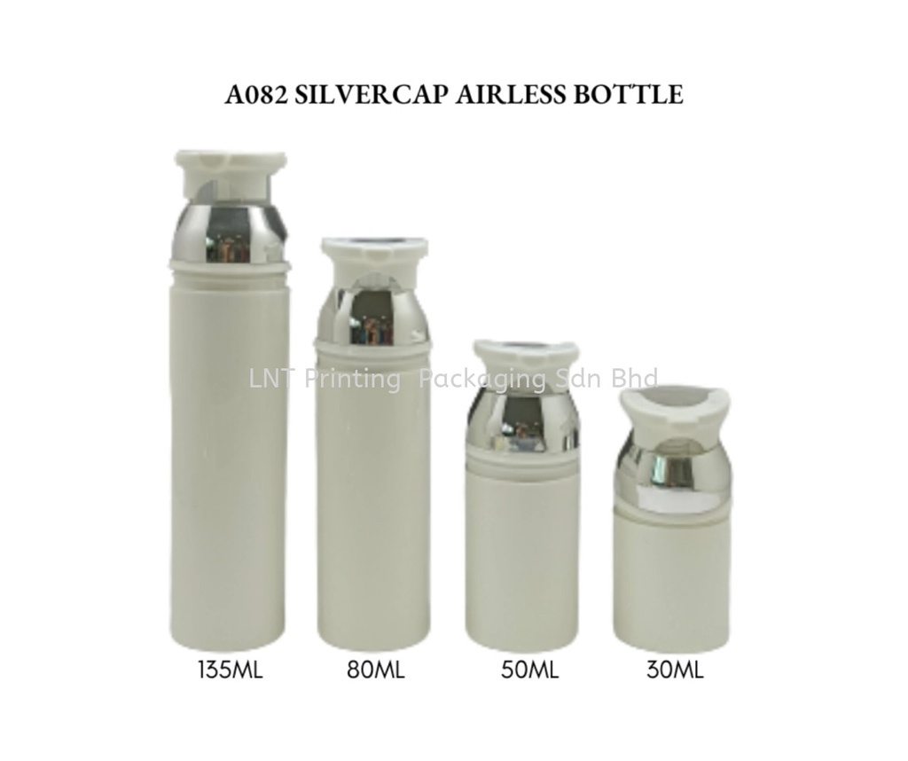 [Airless Bottle] A082 SILVER CAP AIRLESS PUMP