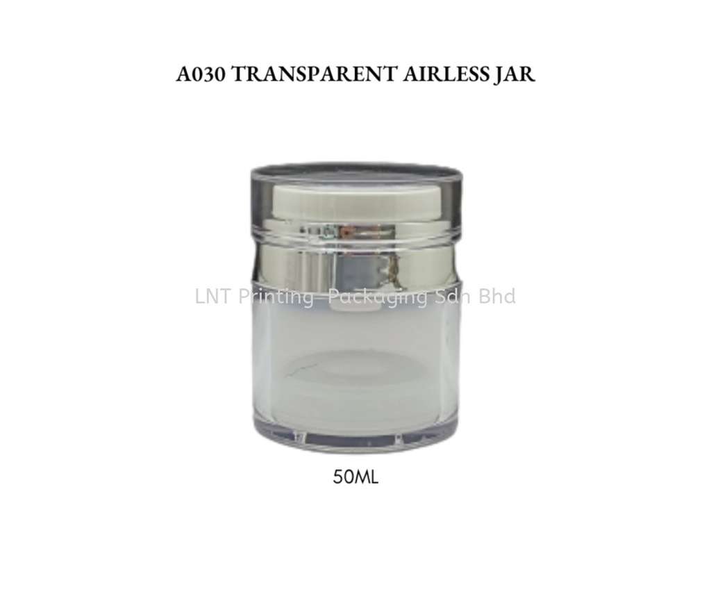 A030 TRANSPARENT AIRLESS JAR