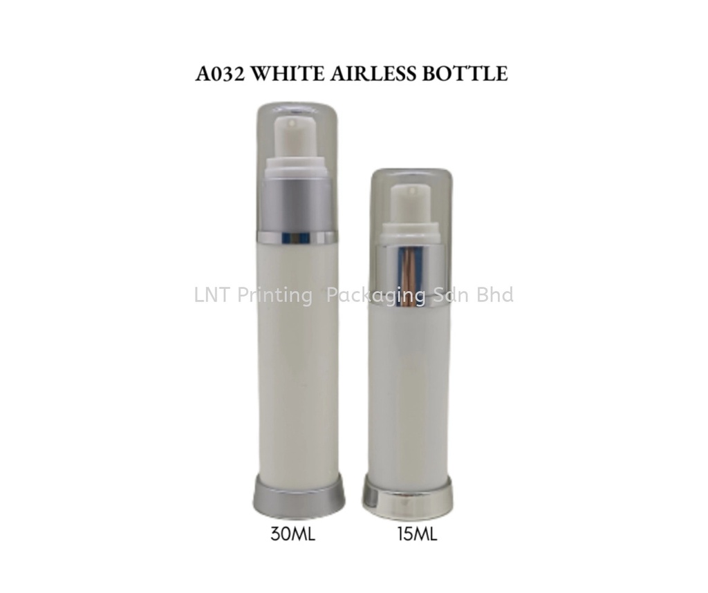 [Airless Bottle] A032 WHITE AIRLESS BOTTLE