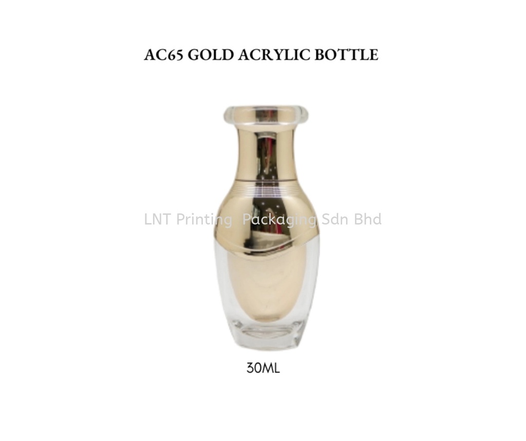[Acrylic Bottle] G165 GOLD ACRYLIC BOTTLE