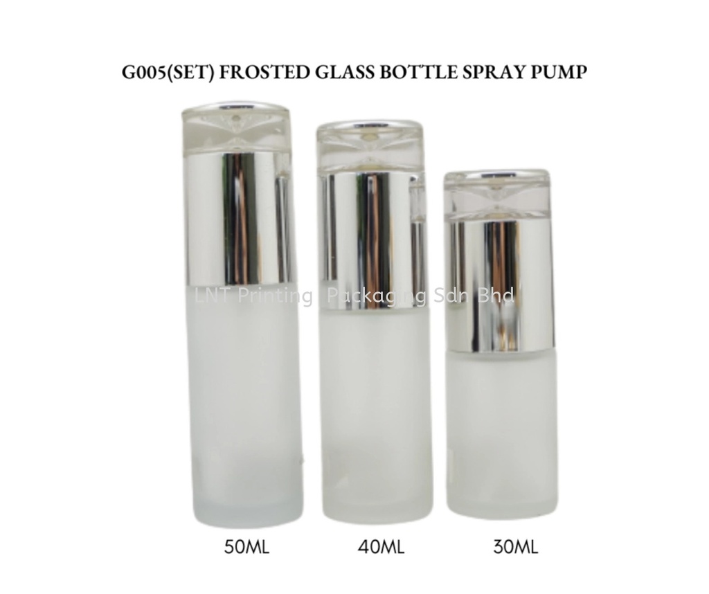 GOO5 GLASS BOTTLE SPRAY PUMP