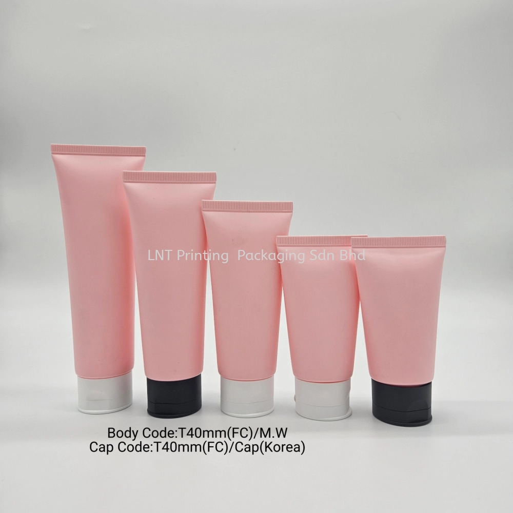 T40mm Matt Pink Soft Tube with Matt Flip cap