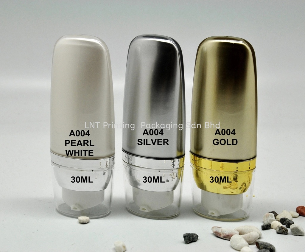 [Airless Bottle] A004 AIRLESS TUBE (PEARL WHITE, SILVER, GOLD)