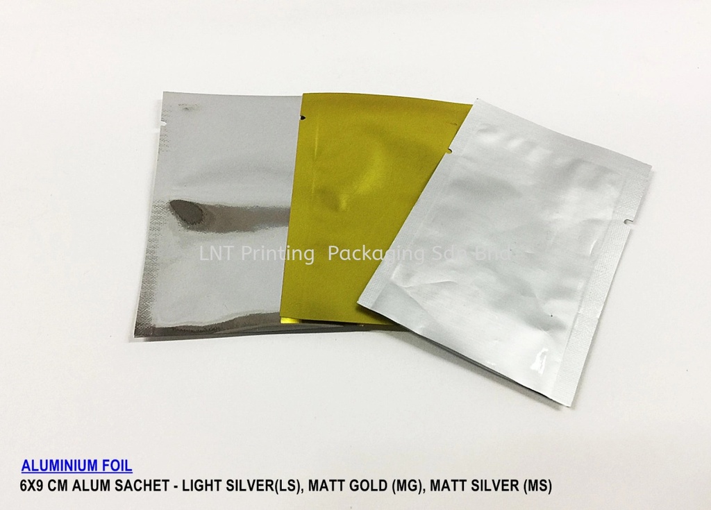 [Aluminium Sachet] 6X9 CM ALUM SACHET