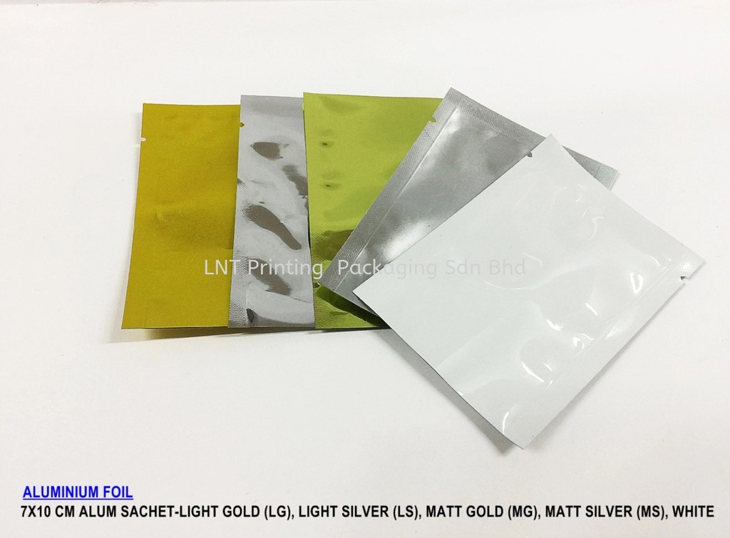 7X10 CM ALUM SACHET