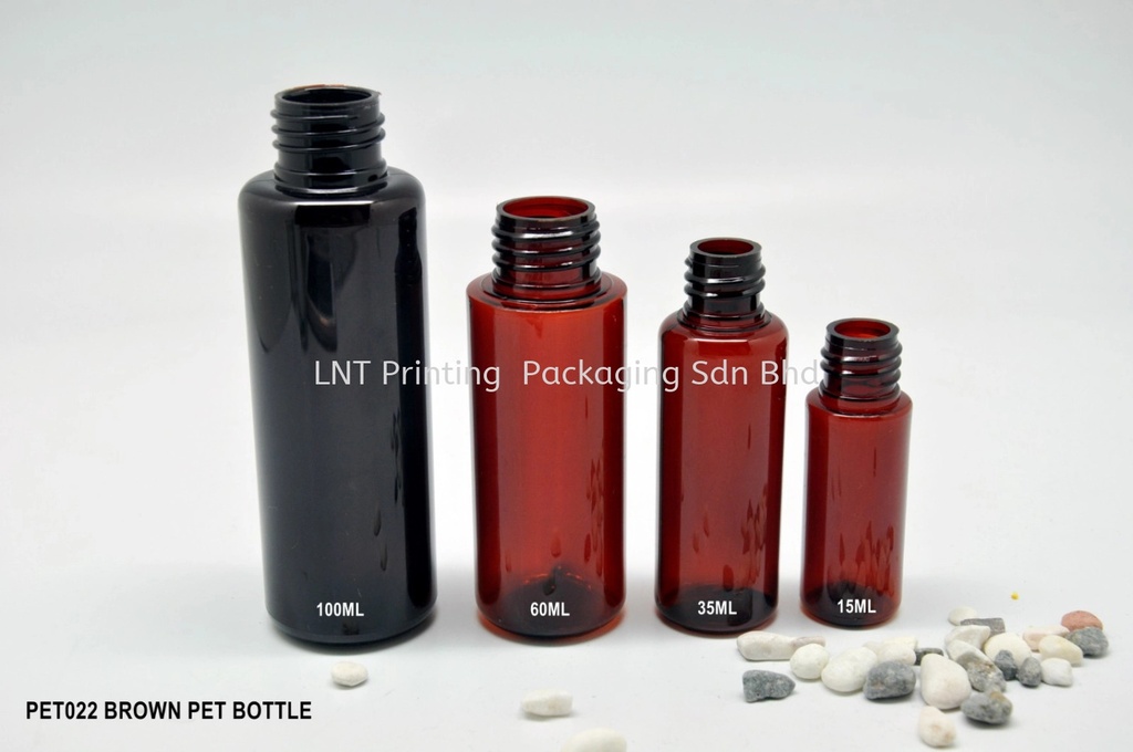 [Plastic Bottle] PET BOTTLE (BROWN @ AMBER)