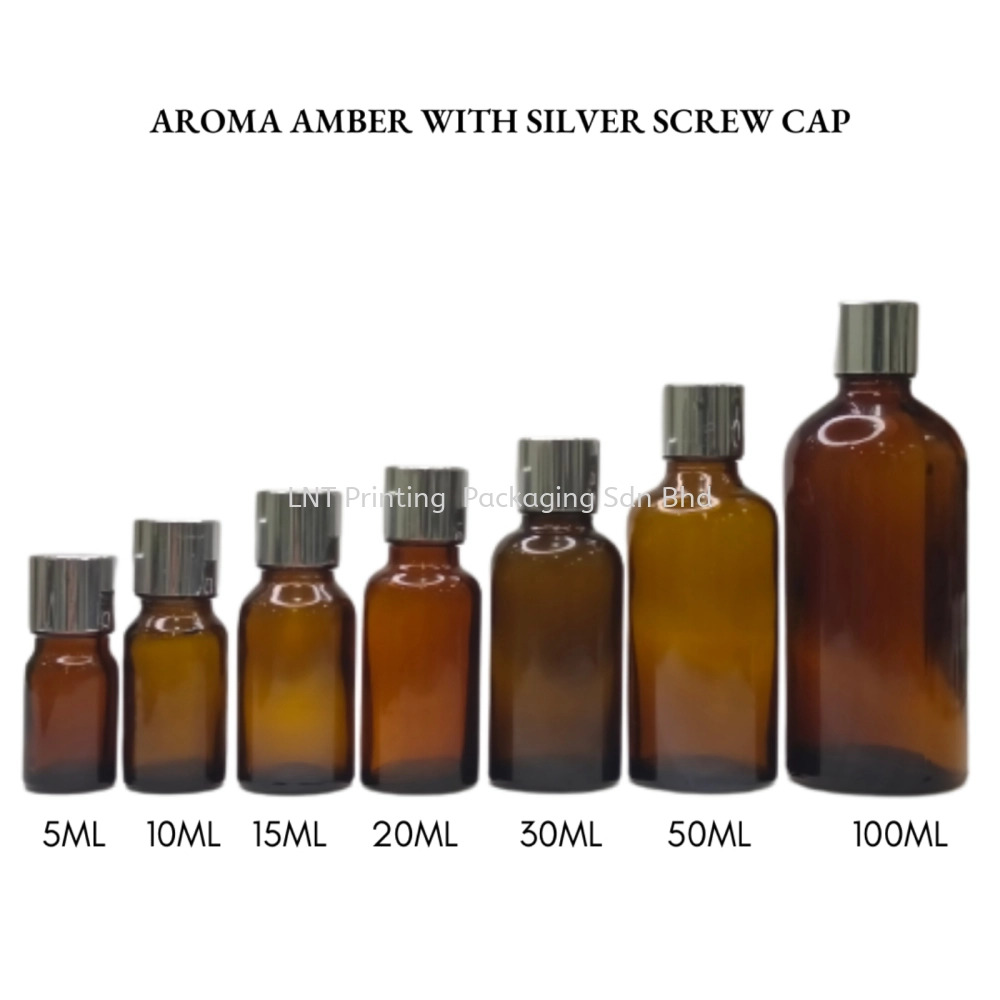 Aroma Amber Silver Screw Cap