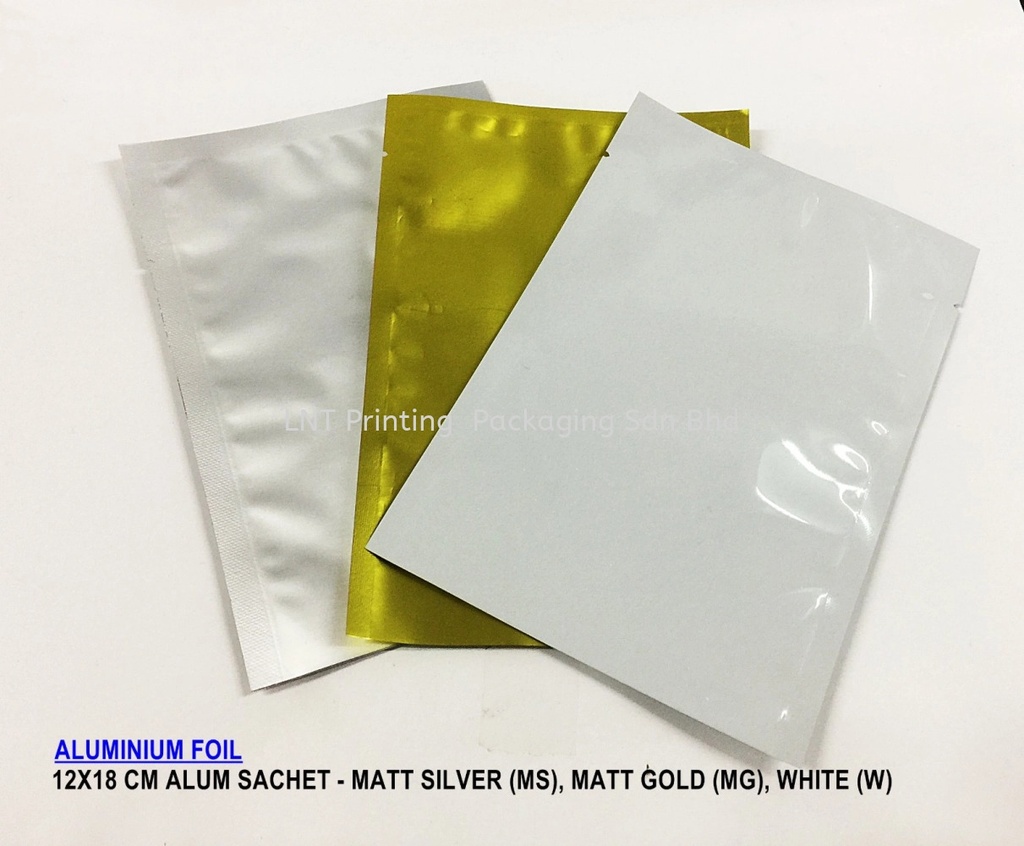 12X18 CM ALUM SACHET