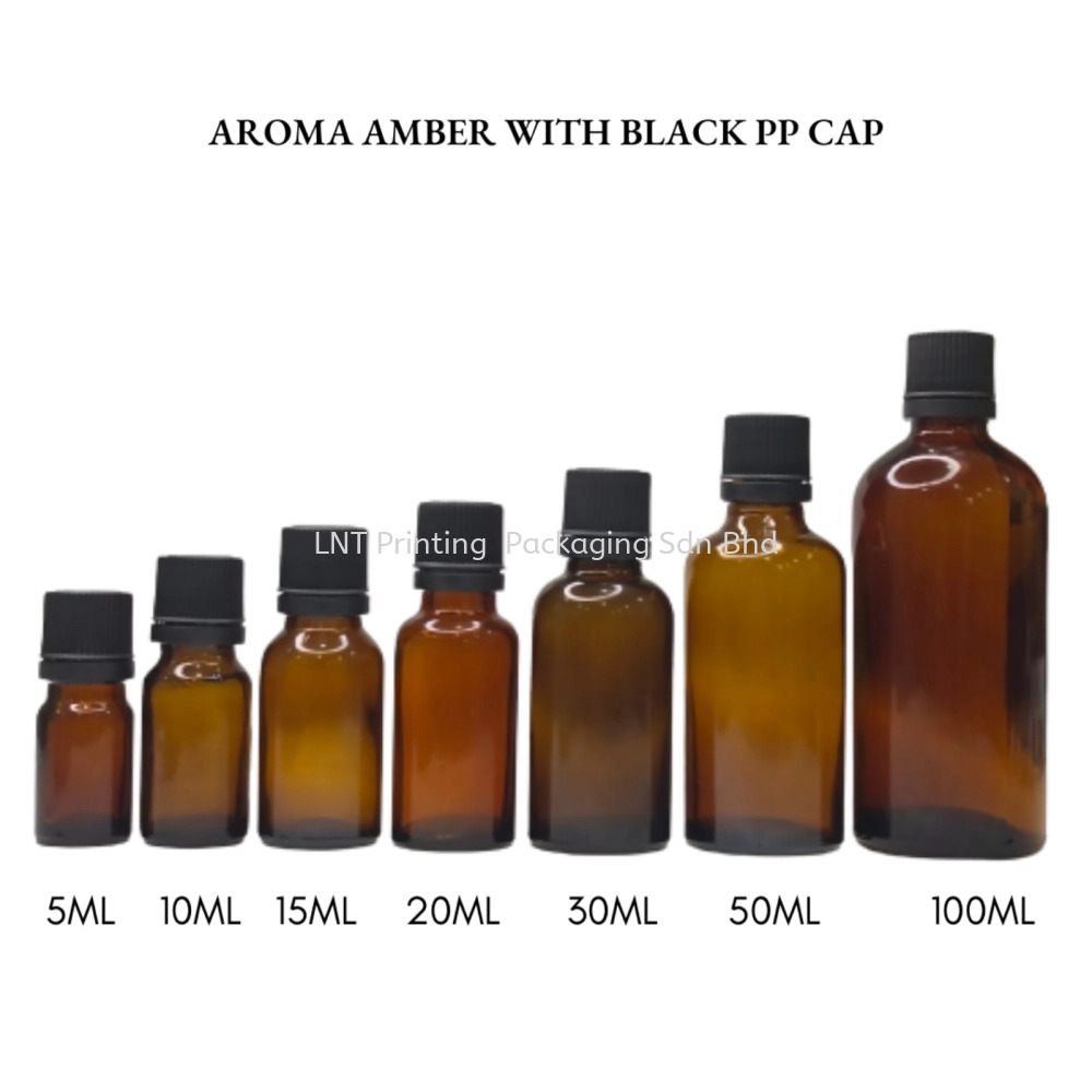 Aroma Amber Black PP Cap