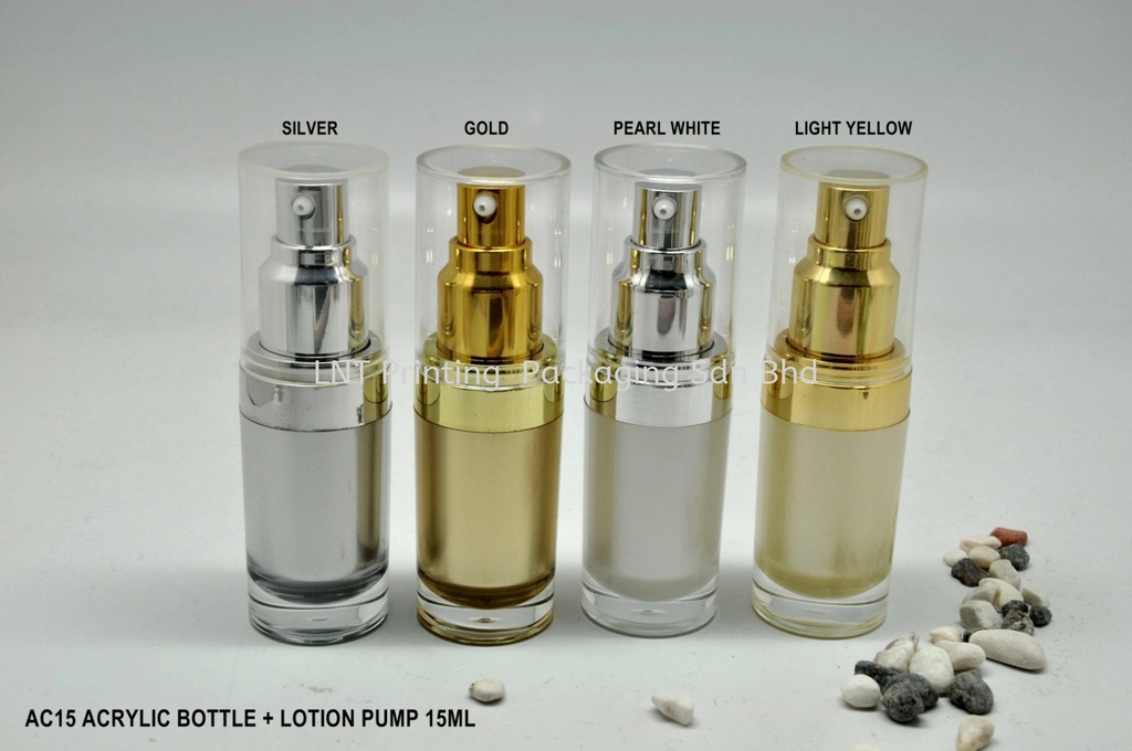 [Acrylic Bottle] AC15 ACRYLIC BOTTLE WITH PUMP