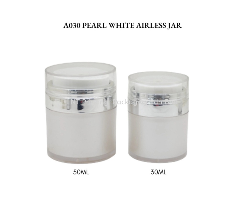 A030 PEARL WHITE AIRLESS JAR