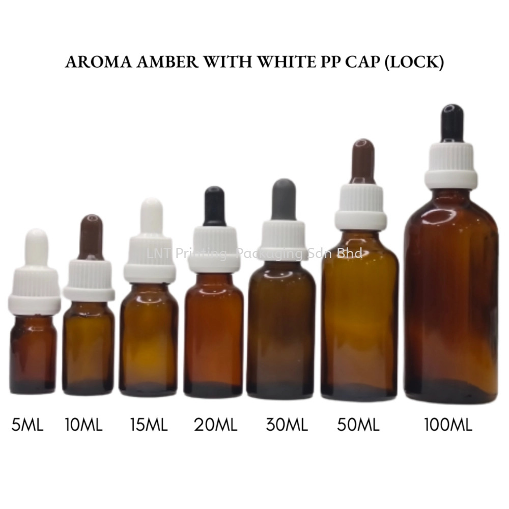 Aroma Amber PP White Cap(LOCK)