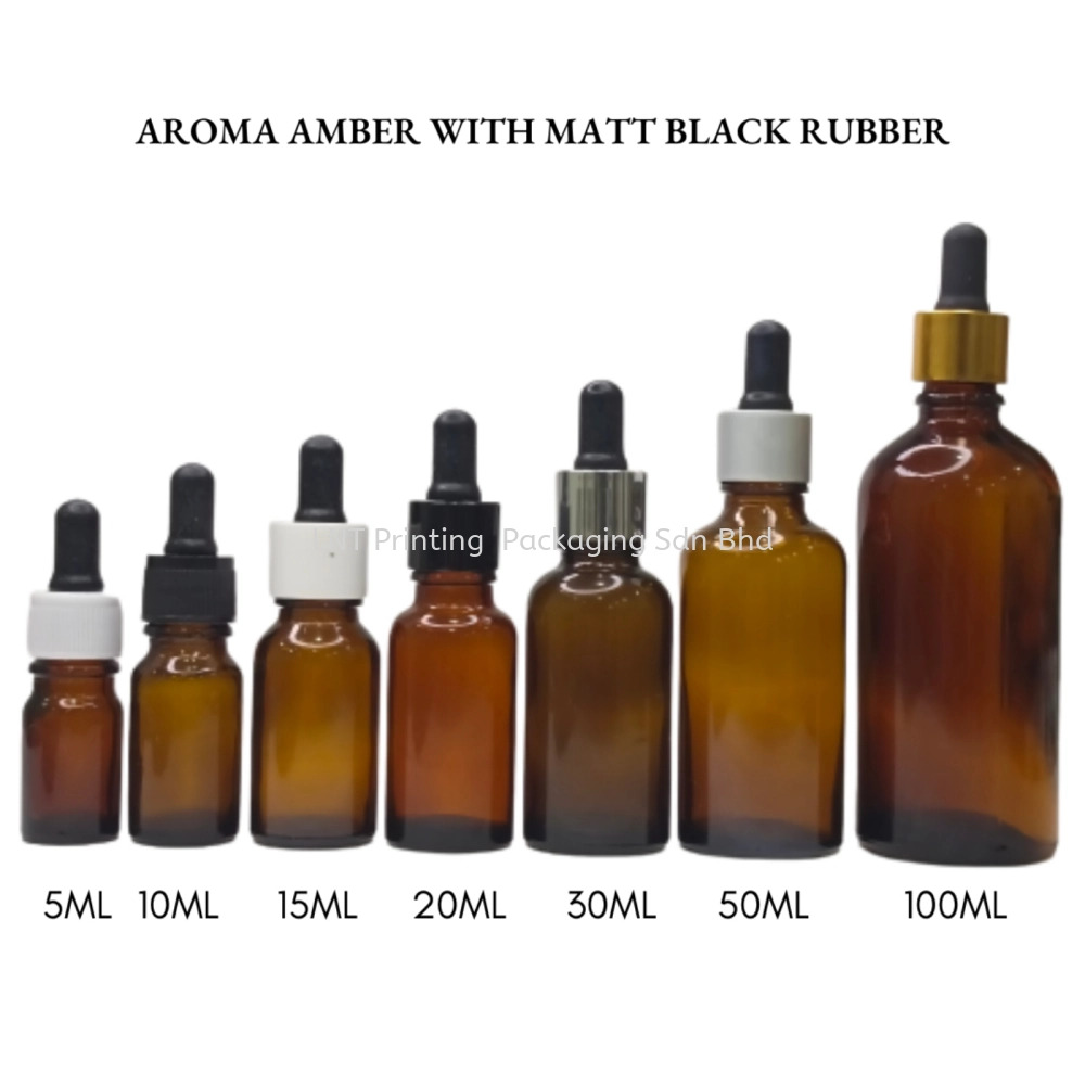 Aroma Amber Matt Black Rubber