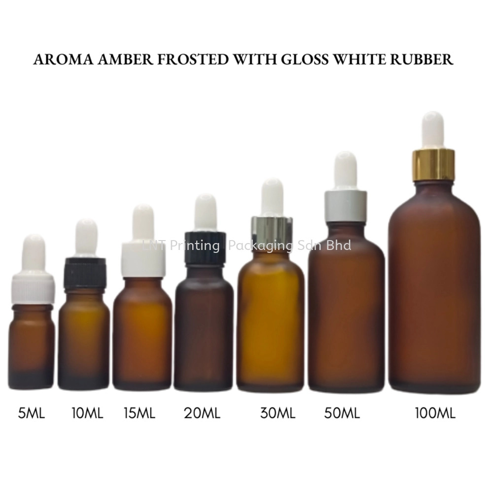 Aroma Amber Frosted With Gloss White Rubber