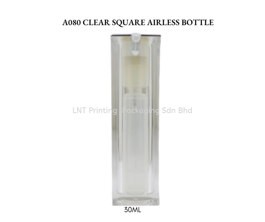 [Airless Bottle] A080 CLEAR AIRLESS BOTTLE