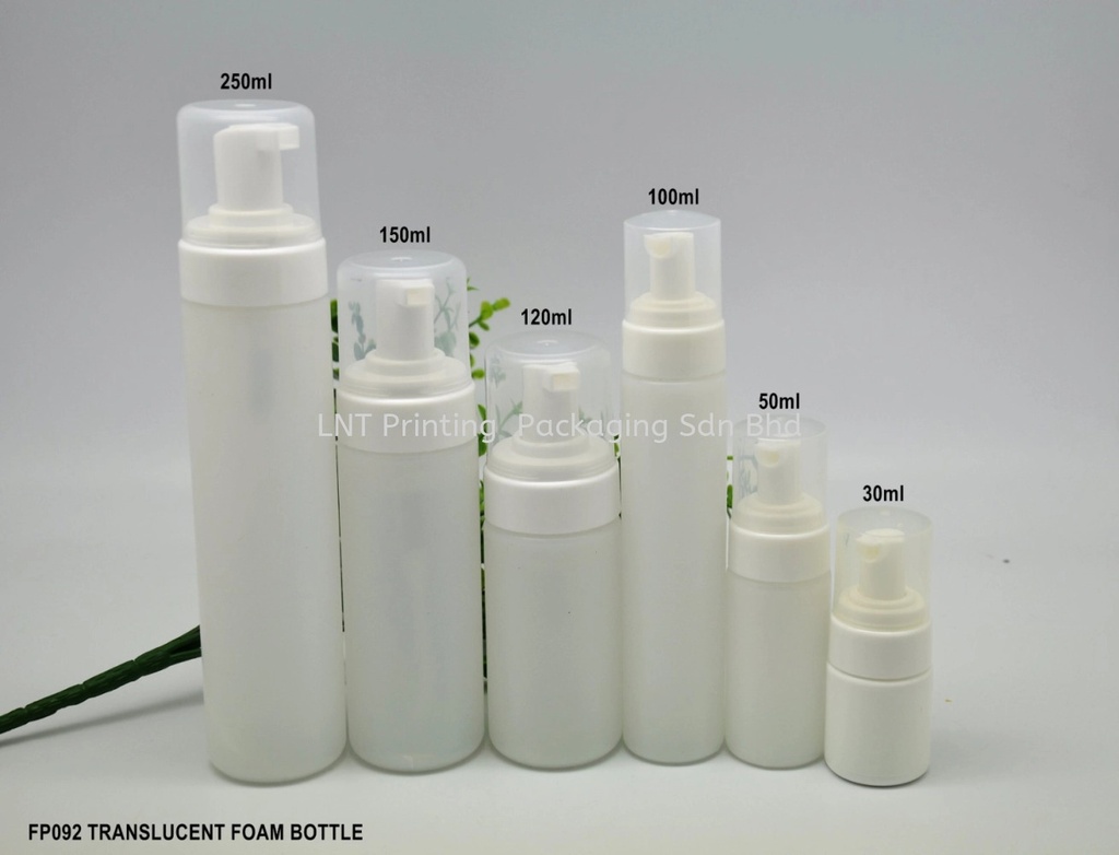 FP092 TRANSLUCENT FOAM BOTTLE