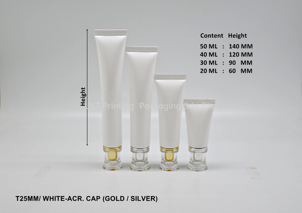 T25 WHITE - ACR. CAP