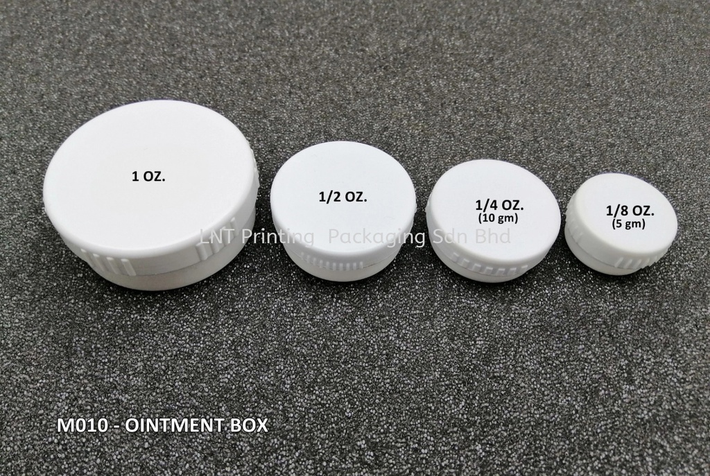 [Medicine Bottle & Eye Dropper] WHITE OINTMENT BOX