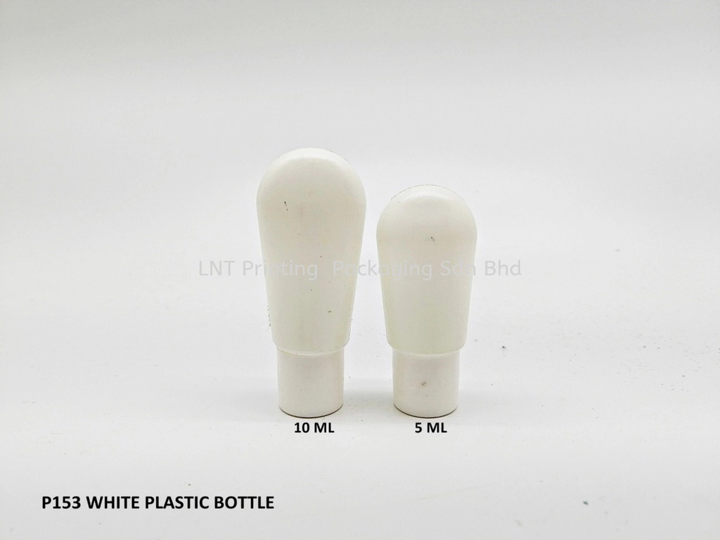 WHITE PLASTIC BOTTLE