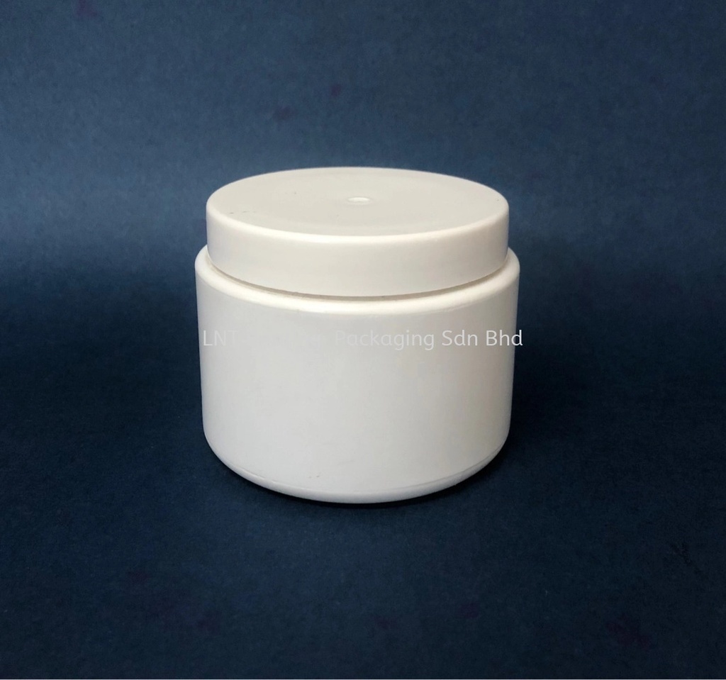 [Plastic Jar] PJ025/250W.  250gm White Plastic Jar