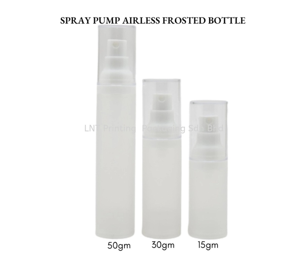 [Airless Bottle] A007/50F-W.SP. 50Ml Frosted Airless Spray