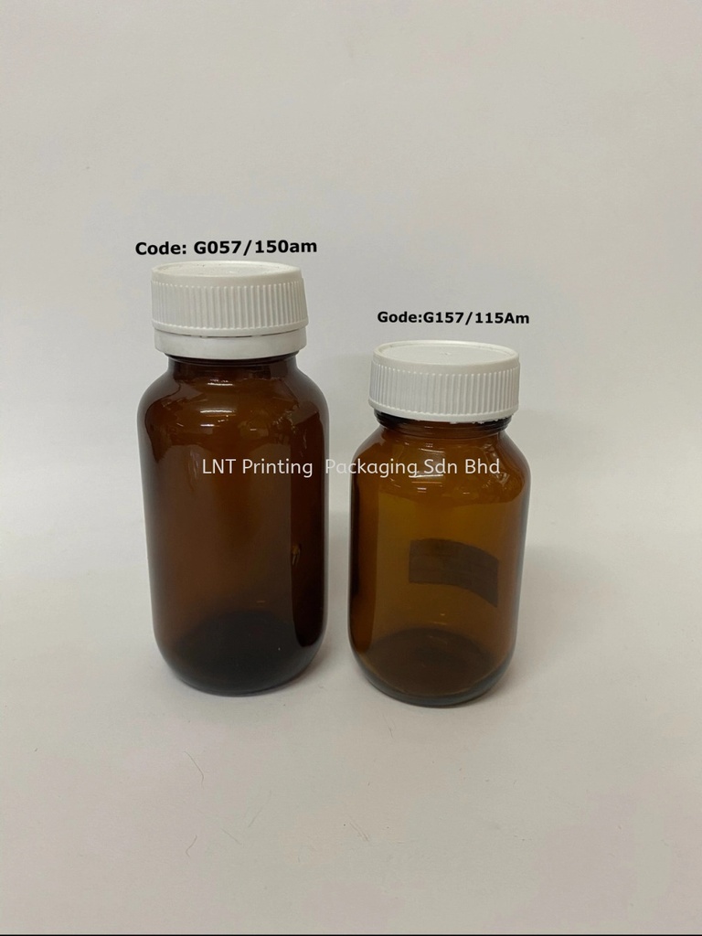 [Food Packaging] 150ml,115ml Amber Glass Bottle