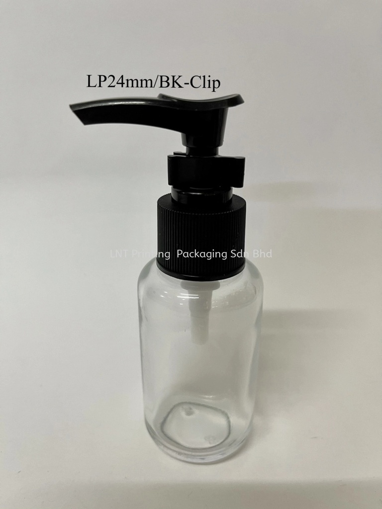 LP24MM(D)-23/BK-CLIP 24mm Clip Black Lotion Pump