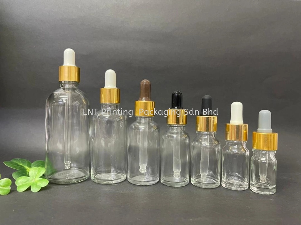 Transparents Clear Aroma and Ampoules Bottle