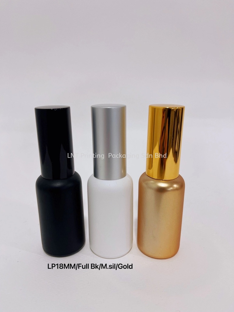 18MM Black/Matt Sil/Gold Lotion Pump +Full Over Cap