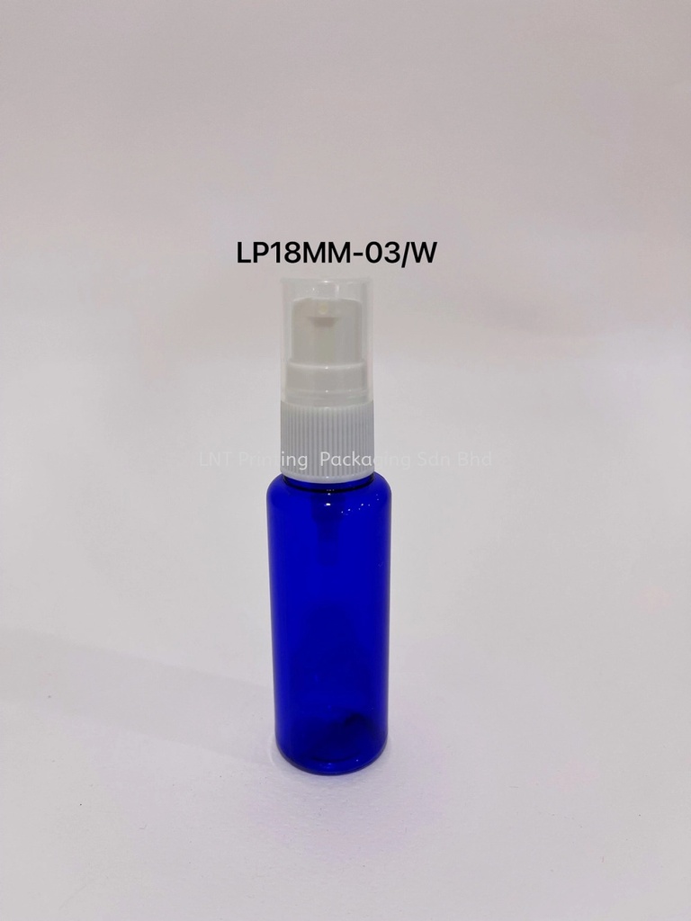 [18mm] 18MM White Lotion Pump + PP Small Cap