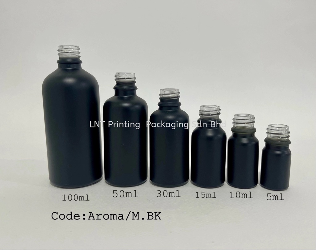 [Aroma Bottle] Aroma Matt Black Bottle
