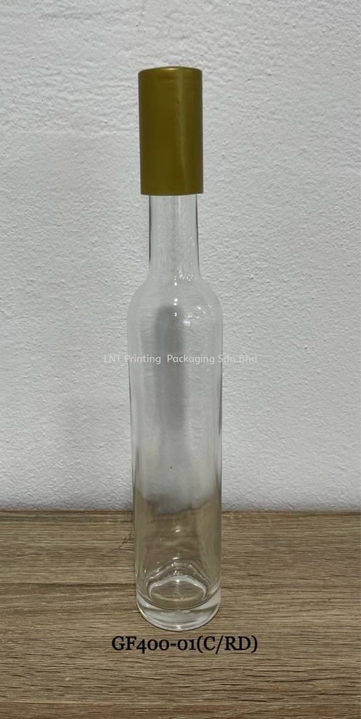 [Food Packaging] 400Ml Clear Glass Bottle