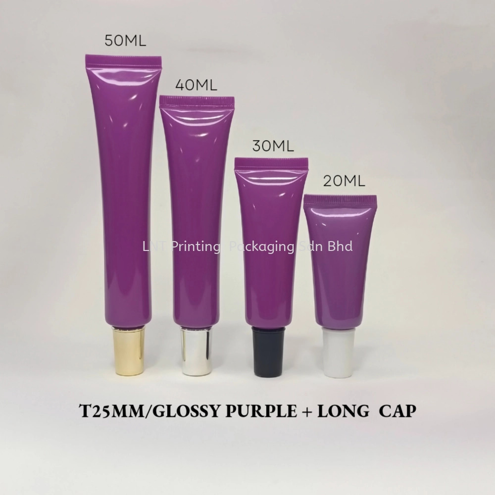 [T25MM Purple Soft Tube] T25MM GLOSSY PURPLE WITH LONG CAP