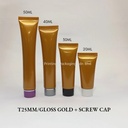 T25MM GLOSS GOLD WITH SCREW CAP