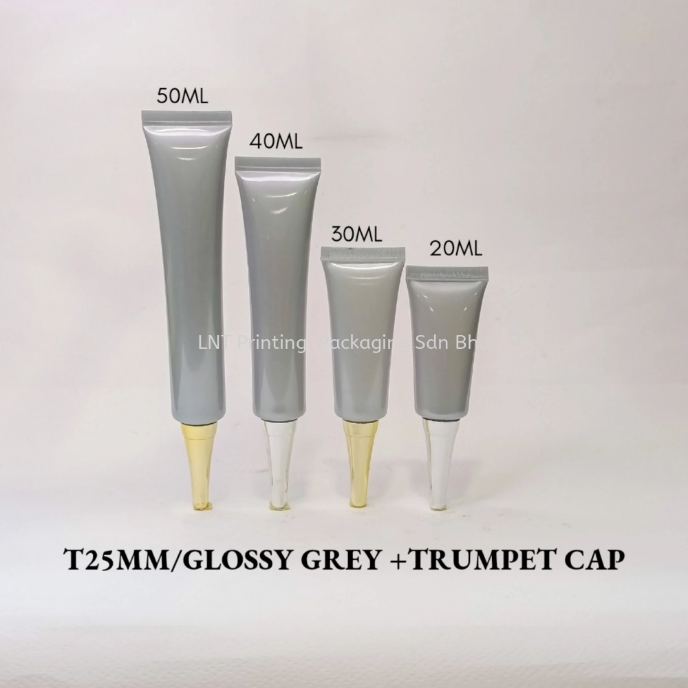 T25MM GLOSSY GREY WITH TRUMPET CAP