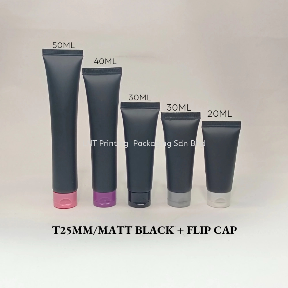 T25MM MATT BLACK WITH FLIP CAP