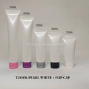 T25MM PEARL WHITE WITH FLIP CAP
