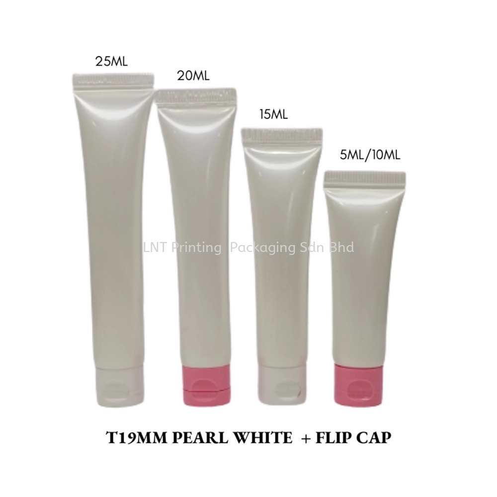 T19MM PEARL WHITE WITH FLIP CAP