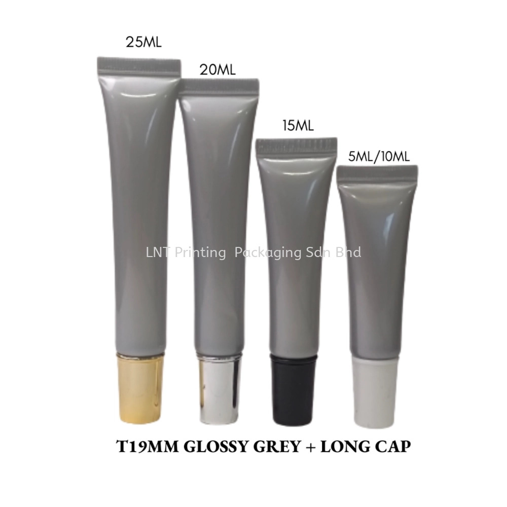 [T19MM Grey Soft Tube] T19MM Grey Soft Tube with Long Cap