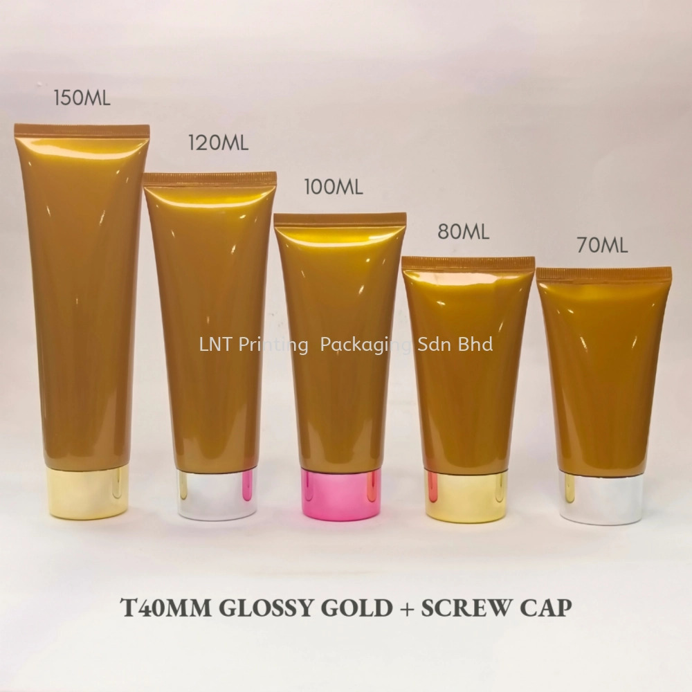 T40MM Glossy Gold Screw Cap