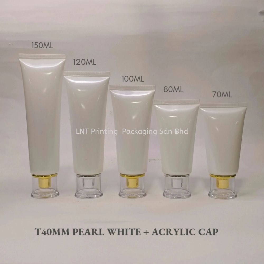 [T40MM PEARL WHITE] T40MM Pearl White Soft Tube